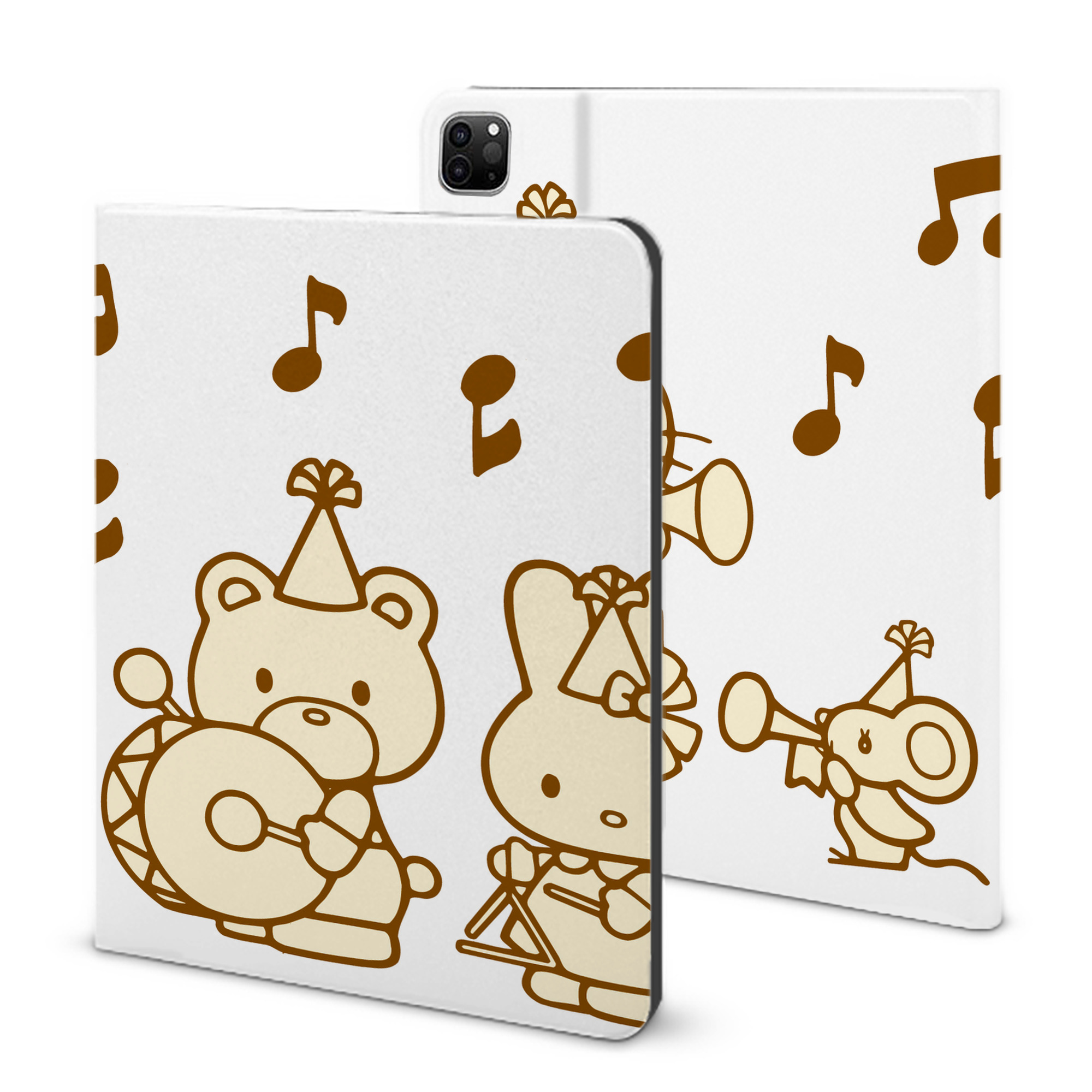 （画像用） Hello Kitty ハローキティ IPad ケース ブック型 PUレザー TPU 耐衝撃 軽量 薄型 ペン収納なし 全面保護 IPad 各モデル対応